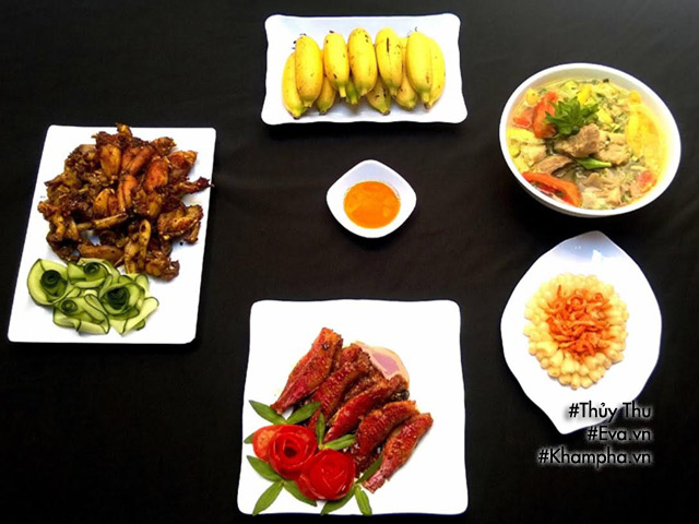 Cơm chiều hấp dẫn với ếch kho sả, canh chua cá - 1