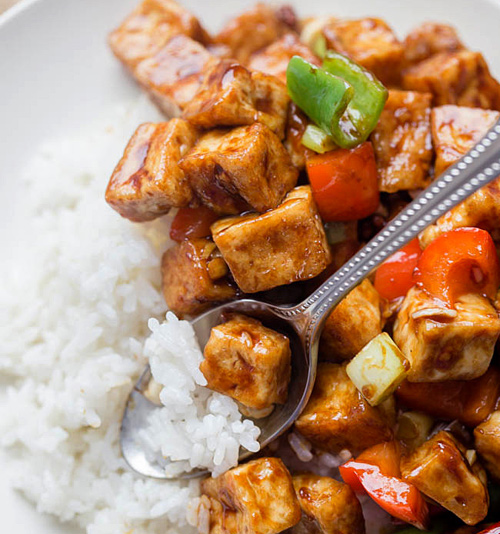 Đậu phụ sốt xì dầu đơn giản, trôi cơm - 6