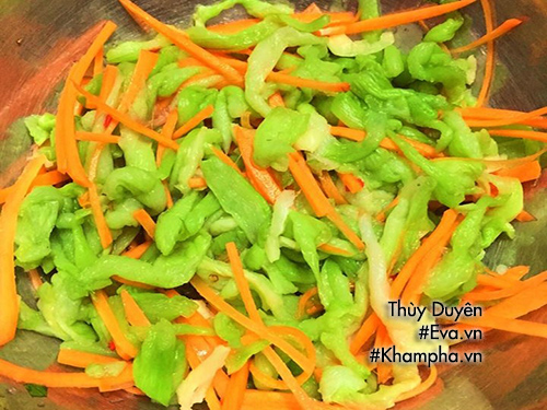 Nộm lưỡi heo dọc mùng tươi ngon, ăn giòn sần sật - 9