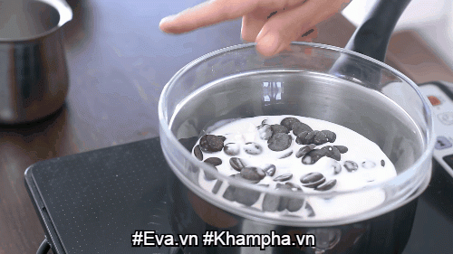 Bánh mousse vị socola 3 lớp mềm mịn, tươi mát - 5