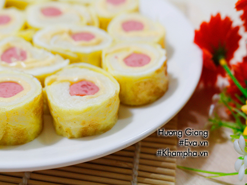 Cuối tuần làm trứng cuộn phô mai siêu hấp dẫn cho bé - 8