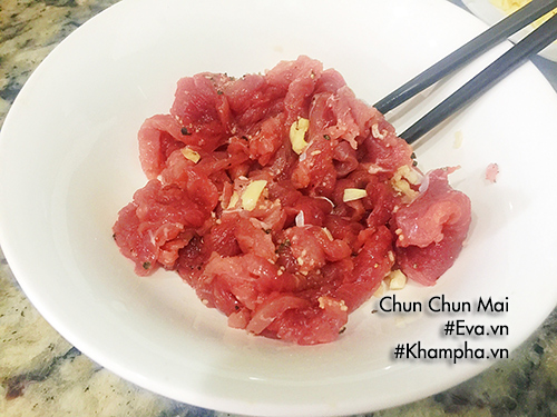 Ngày nghỉ lễ, làm nộm rau lang thịt bò lạ miệng ngon khó cưỡng - 5