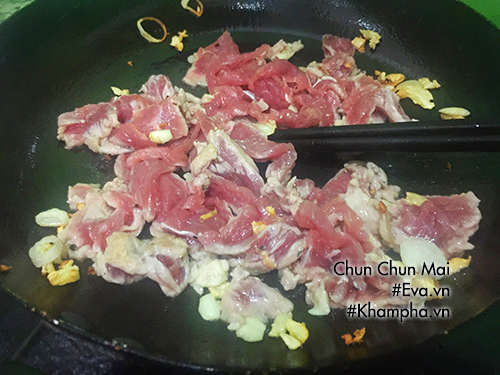 Ngày nghỉ lễ, làm nộm rau lang thịt bò lạ miệng ngon khó cưỡng - 8