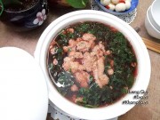 Bếp Eva - Cách nấu canh cua rau dền ngọt mát ngày hè