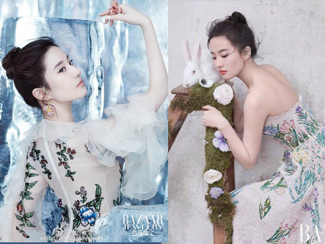 Những chiếc váy đẹp xuyên tim của Lưu Diệc Phi