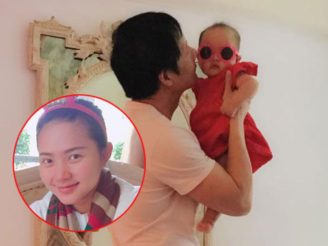 Vừa chiều vợ vừa khéo chăm con, chồng Phan Như Thảo xứng danh ông bố đảm