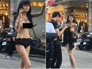 Tin tức - Hotgirl gần như khỏa thân thả dáng trên phố khiến người đi đường choáng váng