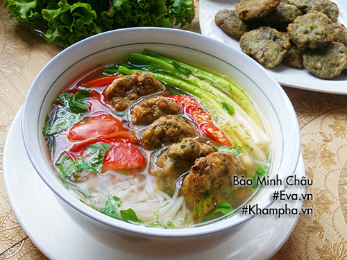Bữa sáng hấp dẫn, lạ miệng với bún chả cá ngần - 10