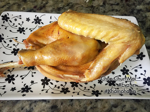 Gỏi rau lang thịt gà mắm me thanh mát - 2