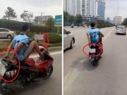 Tin tức - Truy tìm người lái xe máy bằng chân trên đường buýt nhanh BRT