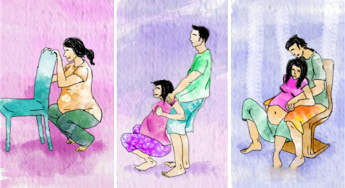 Cổ tử cung mở nhanh ầm ầm khi đẻ thường với 5 tư thế ai cũng làm được - 2