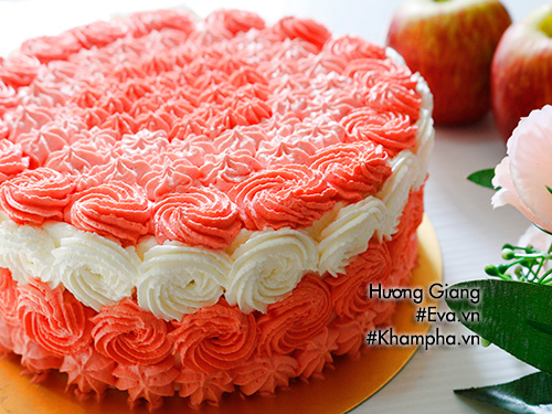 Tự tay làm bánh gato hoa hồng dành tặng mẹ yêu - 12