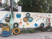 Nhà đẹp - Từ bãi rác, người ta đã biến thành vườn hoa nhỏ xinh đẹp như thế này