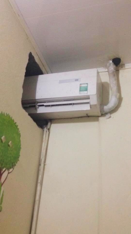 Sự thật amp;#34;ngỡ ngàngamp;#34; về kiểu lắp điều hòa amp;#34;xuyên tườngamp;#34; đang được dân mạng share ầm ầm - 4