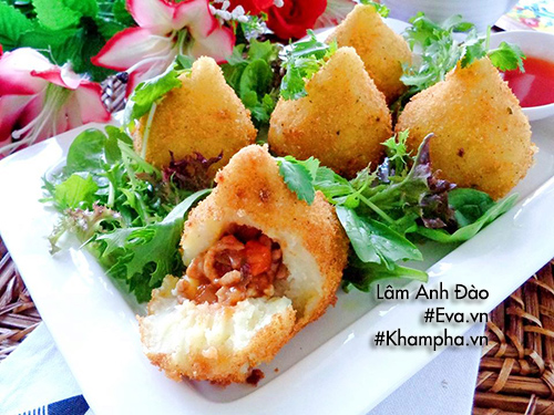 Trổ tài làm bánh khoai tây nhồi thịt kiểu mới, cả nhà vừa ăn vừa tấm tắc khen - 11