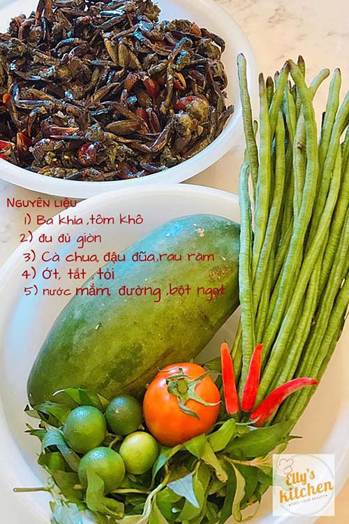 Công thức làm gỏi đu đủ ba khía chuẩn vị miền Tây của amp;#39;hotmomamp;#39; Elly Trần - 3