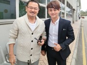 Làng sao - Ưng Đại Vệ gặp gỡ diễn viên TVB Lưu Đan tại Hong Kong