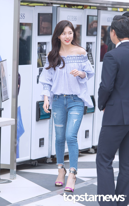 Ngôi sao 24/7: Đang tóc ngắn, Suzy nối lại tóc dài tiễn Lee Min Ho đi nhập ngũ - 1