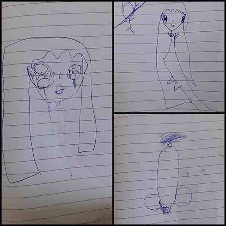 Tin tức 24h nổi bật: Nhìn bức vẽ nguệch ngoạc của con gái, mẹ phát hiện sự thật đau đớn - 1