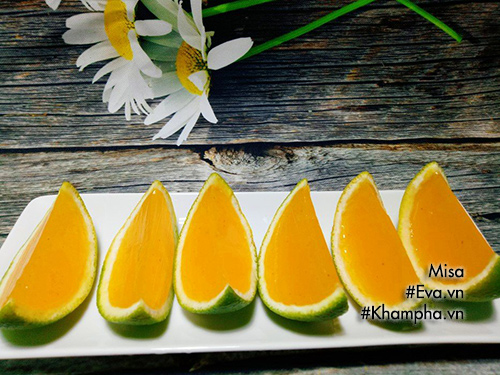 Thạch cam thơm mát, bổ sung vitamin C cho ngày hè - 9