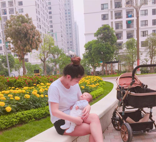 Sau sinh, vợ Việt Anh “Người phán xử” trẻ trung như gái teen - 2