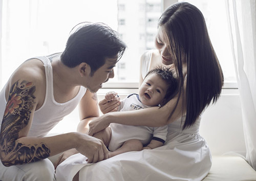Bố soái ca mẹ kiều nữ, hỏi sao con trai Ngọc Lan - Thanh Bình lại đẹp như thiên thần - 1