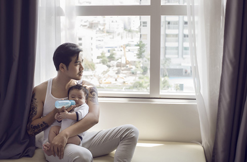 Bố soái ca mẹ kiều nữ, hỏi sao con trai Ngọc Lan - Thanh Bình lại đẹp như thiên thần - 7