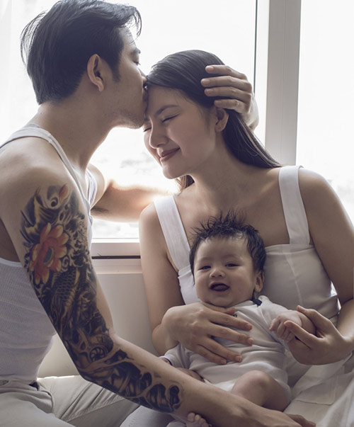 Bố soái ca mẹ kiều nữ, hỏi sao con trai Ngọc Lan - Thanh Bình lại đẹp như thiên thần - 2