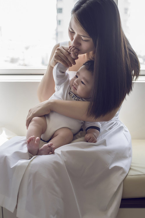 Bố soái ca mẹ kiều nữ, hỏi sao con trai Ngọc Lan - Thanh Bình lại đẹp như thiên thần - 6