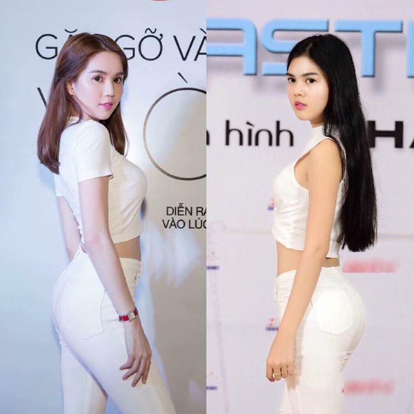 Ngọc Trinh cũng phải amp;#34;khóc thétamp;#34; khi thấy cô gái giống mình như tạc đi thi Hoa hậu Hoàn Vũ - 5