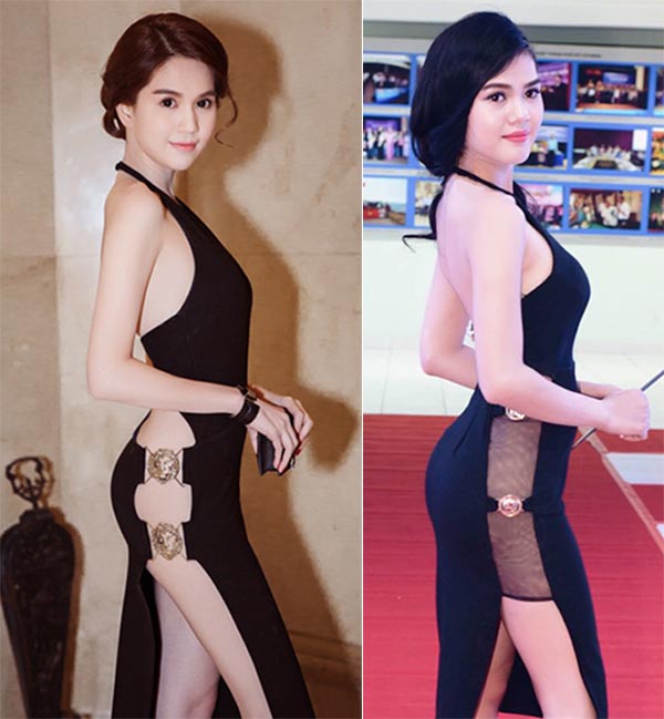 Ngọc Trinh cũng phải amp;#34;khóc thétamp;#34; khi thấy cô gái giống mình như tạc đi thi Hoa hậu Hoàn Vũ - 6