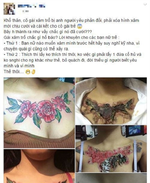 KAI - Bình Dương Tattoo - Cover hình xăm hư Hoa hồng trắng #Kaitattoo 27  Phan Đình Giót - Phú Cường | Facebook