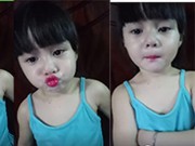 Clip Eva - Video: Cô bé tô son, sơn móng tay vì muốn bà khen đẹp