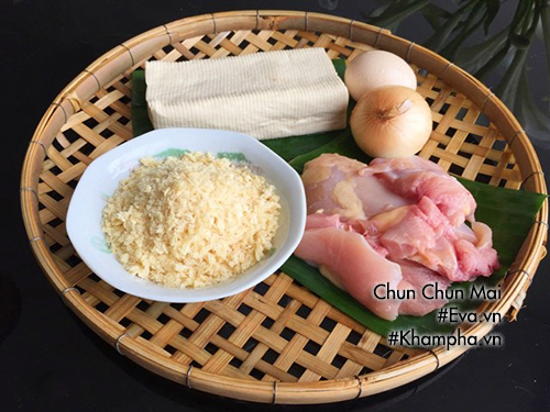 Cuối tuần rảnh rỗi làm thịt gà đậu hũ viên chiên xù thơm ngon hấp dẫn bé yêu - 1