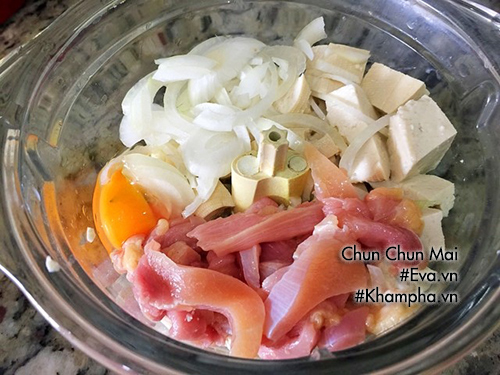 Cuối tuần rảnh rỗi làm thịt gà đậu hũ viên chiên xù thơm ngon hấp dẫn bé yêu - 4