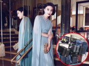 Thời trang - Quyết không để ai vượt mặt, Phạm Băng Băng mang 11 vali váy vóc, 3 stylist tới Cannes