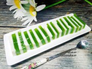 Bếp Eva - Thạch lá dứa sữa tươi thơm ngon, ngọt mát ngày hè