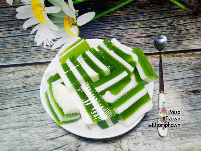 Thạch lá dứa sữa tươi thơm ngon, ngọt mát ngày hè - 15
