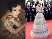Thời trang - LHP Cannes 2017: Thiết kế Việt lại giúp Lý Nhã Kỳ "sáng trưng" trên thảm đỏ