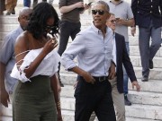 Thời trang - Phu nhân cựu tổng thống Obama bất ngờ gợi cảm trên phố