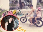 Làng sao - Sao Việt 24h: Công Vinh mặc quần đùi, áo ba lỗ đèo con gái trên xe côn