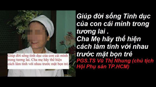 Câu chuyện thật sau bức ảnh nữ PGS khuyên amp;#34;làm chuyện người lớnamp;#34; trước mặt trẻ - 1