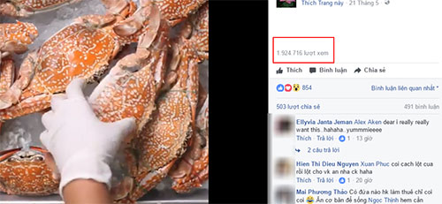 Chỉ là clip bóc ghẹ thôi nhưng lại đang khiến dân mạng Việt xem say mê “quên lối về” - 1