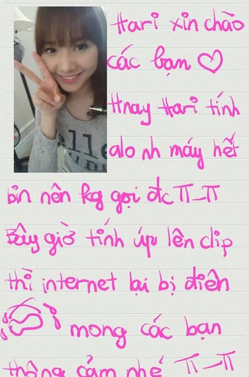 Nhìn chữ viết của Ngọc Trinh ai cũng choáng khi so với chữ viết của Phạm Hương, Elly Trần - 8