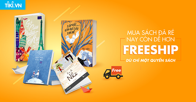 Tiki.vn ra mắt chương trình “Freeship dù chỉ một cuốn sách” - 1