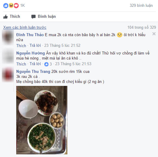 Cô vợ trẻ tư vấn bữa cơm 2 người sống giữa Hà Nội chỉ tốn 15 nghìn gây tranh cãi - 3