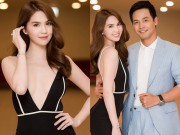 Làng sao - Ngọc Trinh hở bạo, "quyến rũ" MC Phan Anh tại sự kiện
