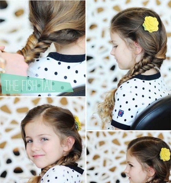 Trọn bộ 20 kiểu tóc mùa hè cho bé gái dễ thực hiện, bé vừa xinh lại vừa mát mẻ - 13