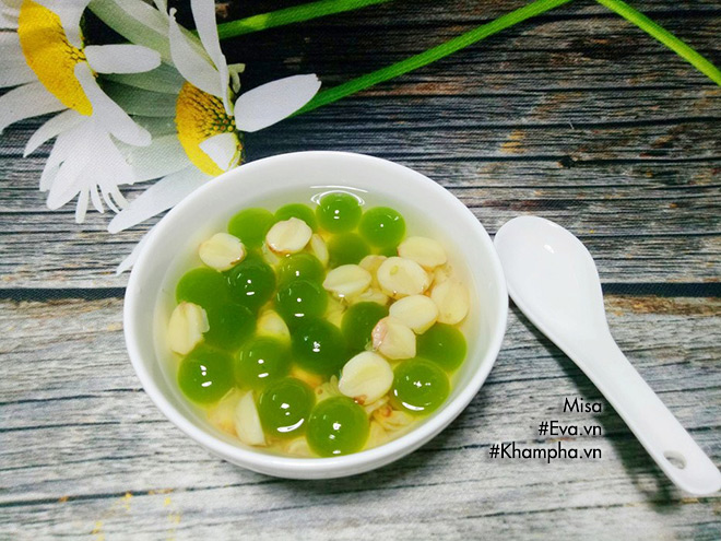 Chè hạt sen rau câu thơm ngon giải nhiệt mùa nắng - 11