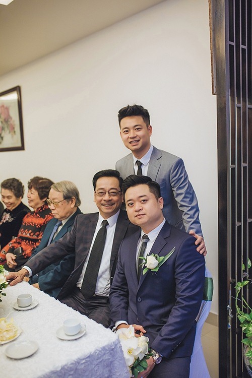 Dàn diễn viên amp;#34;Người phán xửamp;#34; vui vẻ dự tiệc cưới con trai amp;#34;ông trùmamp;#34; Hoàng Dũng - 3